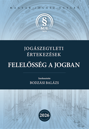 Jogászegyleti Értekezések - 2026